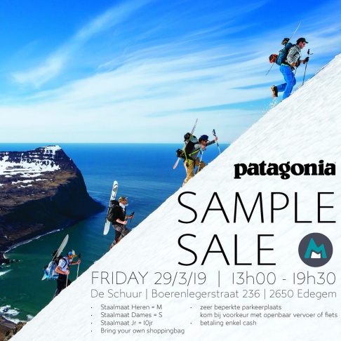 Sample sales Patagonia / osprey /craghoppers / klean kanteen