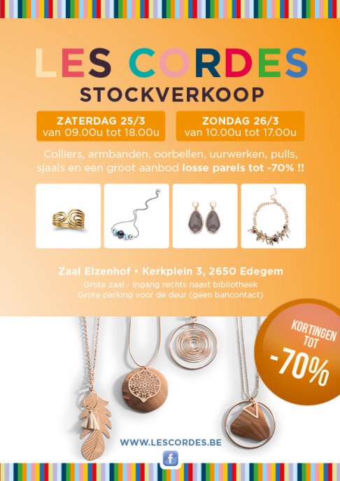 Vente de stock 'Les Cordes' (bijoux & accessoires de mode)