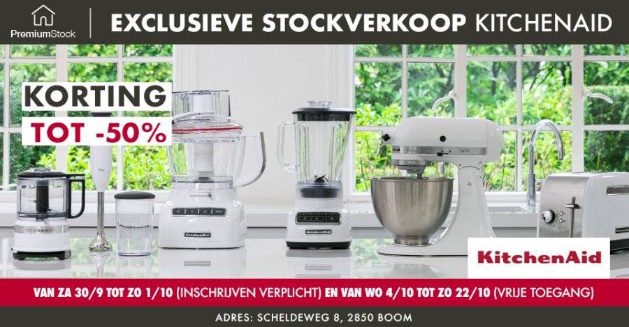 DÉSTOCKAGE EXCLUSIVE DE  KITCHENAID 