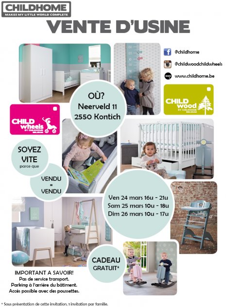 Vente d'usine Childhome