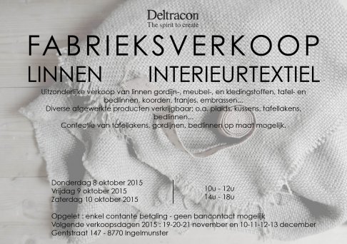 Vente de tissus d\'ameublement directement du tissage au consommateur (octobre)