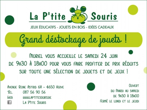 Déstockage de jouets  La P'tite Souris