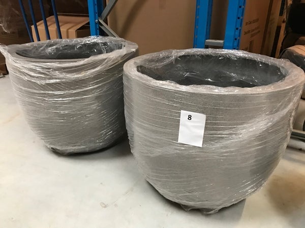 DESTOCKAGE EXCEPTIONNEL DE POTS ET JARDINIERES EN FIBERSTONE JUSQU'À 70% DE RÉDUCTION - 9