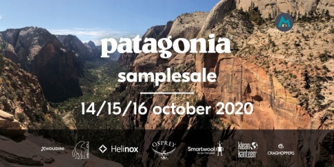 Patagonia® sample sale (14—16 octobre 2020)