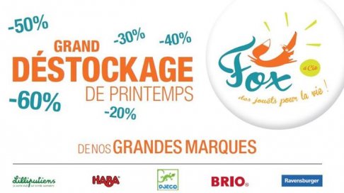 Grand déstockage  Fox & Cie Nivelles-Waterloo