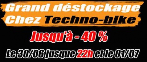 Grand déstockage chez Techno-bike