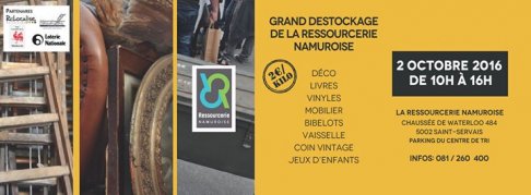 Déstockage de la Ressourcerie