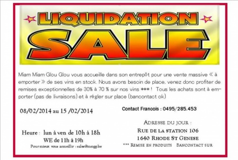 Degustation Destockage suite