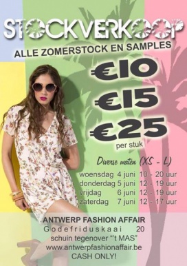 Vente de stock Antwerp Fashion Affair