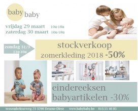 Stockverkoop zomerkleding 2018 & babyartikelen 