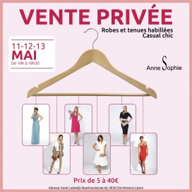 Vente privée | Robes de soirée et Casual Chic | 5€ - 40€