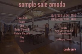 Sample Sale Amoda