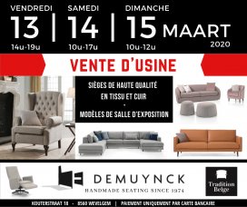 VENTE D'USINE - Usine des sièges DEMUYNCK - WEVELGEM
